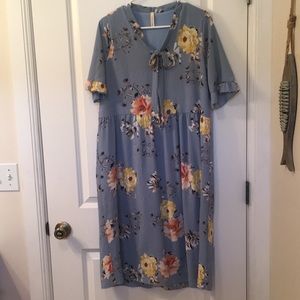 Blue creek floral dress